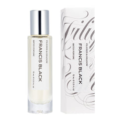 FRANCIS BLACK 15 ml / 0.5 oz water perfume and outer box packaging