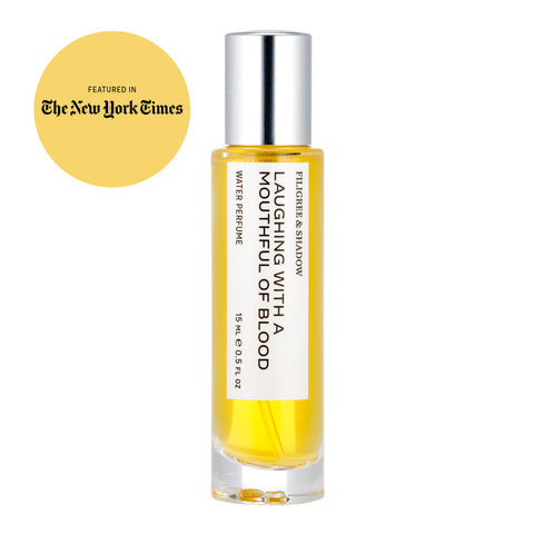 Laughing with a Mouthful of Blood Water Perfume 15 ml ℮ 0.5 fl oz as featured in The New York Times