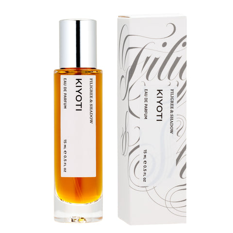 Kiyoti 15 ml ℮ 0.5 fl oz eau de parfum and box