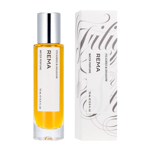 REMA 15 ml / 0.5 oz water perfume and outer box packaging
