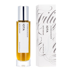 IOTA 15 ml / 0.5 oz water perfume and outer box packaging