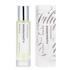 ANONYMITY 15 ml / 0.5 oz water perfume and outer box packaging